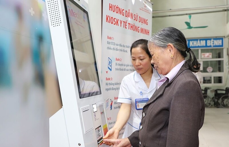 Kiosk lấy số tự động